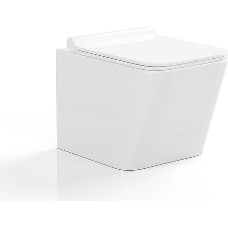 WC sospeso Bianco in Ceramica senza flangia CLEMONA (1/5)
