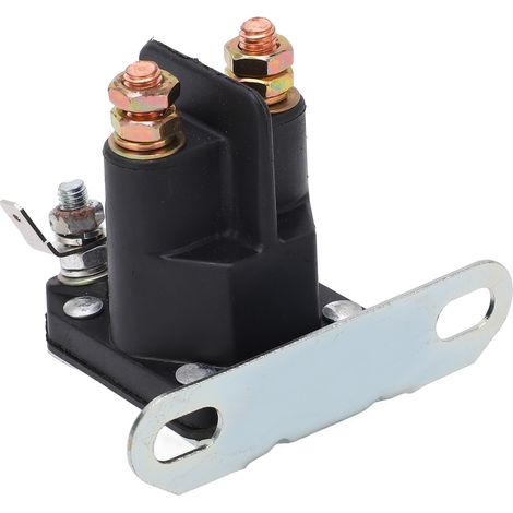 Relais 12V à bobine cuivre, contact argenté, interrupteur magnétique pour tondeuse et véhicule (1/5)