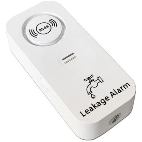 Détecteur de Fuite d'eau Alarme de Fuite et de Goutte d'eau Sirène 90dB Détecteur d'eau sans Fil pour Salle de Bain, buanderie, Cuisine (Pack de 2) (1/5)