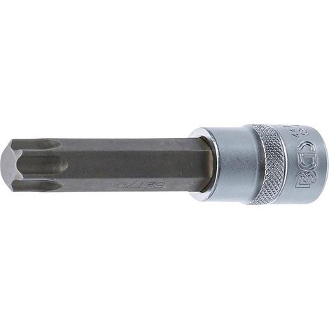 Douille à Embouts 100 mm - 12,5 mm (1/2) Profil Torx T70 - Précision et Robustesse, Acier - D-Work