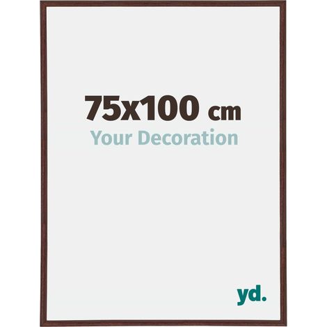 yd. - Cadre photo 75x100 - Brun - Plastique - Annecy