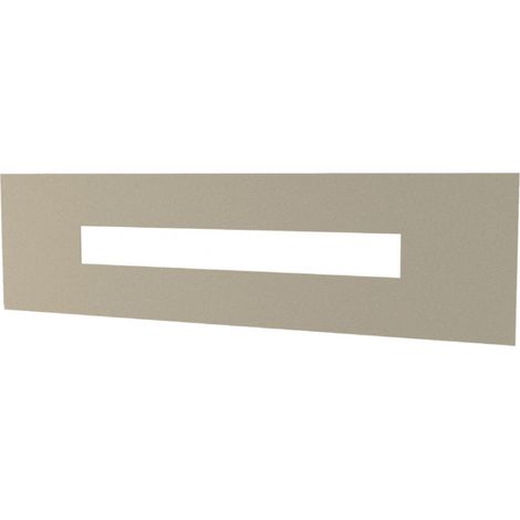 Applique Moderna Rettangolare Wally Metallo Sabbia 1 Luce 2G11 56Cm (1/5)