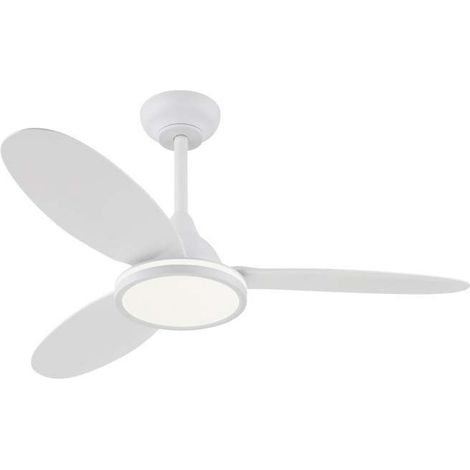Ventilador a techo modelo Mahon, 3 palas acabado blanco, 43cm(alto) 107cm(ancho) 107cm(fondo) . (1/5)