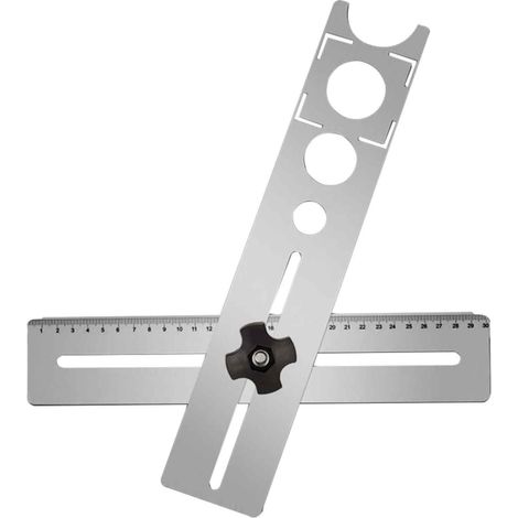 RéGlable Localisateur De Trou, RèGle D'Outil De Carrelage Localisateur De Tuile RèGle De Mesure D'Angle Carrelage RèGle De Mesure D'Angle De Tuile (1/5)