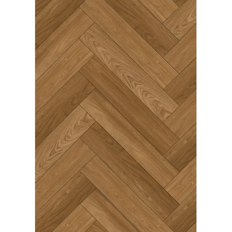 Mexen Overland Park revêtement de sol en vinyle chevrons 570 x 95 mm LVT Dryback 2,5 mm, sous-couche 4 V-Fuge, Jatoba - F1487-0