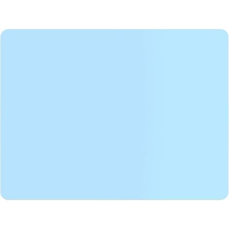 Set de table réutilisable en silicone, 40 x 30 cm, imperméable, isolation thermique, antidérapant, protecteur de comptoir, tapis de salle à manger (bleu)'Bleu'Bleu'- (1/5)