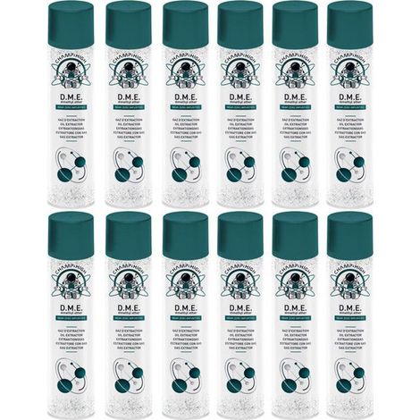 12 bombes aérosol de gaz d'extraction - DME dimethyl ether - Champ High 420ml