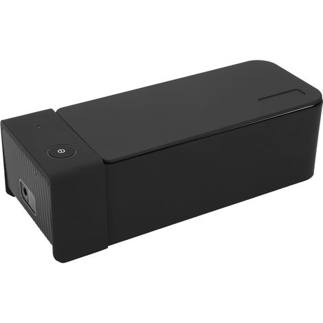 Machine à laver les bijoux, noire, nettoyeur à ultrasons 50 kHz pour lunettes MK186, 600 ml, 15 W, prise européenne, AC200‑240V