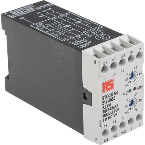 Démarreur progressif 5,5 A 2,2 kW Démarrage progressif, 400 V c.a. ( Prix pour 1 ) (1/3)