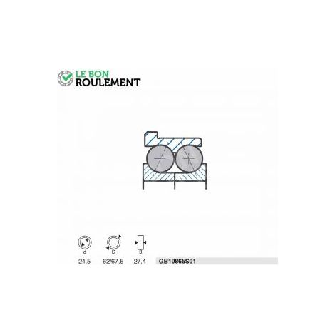 Roulement à billes GB10865S01-SNR