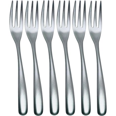 Salvinelli Forever Ice set 6 forchetta dolce acciaio 18/10 pvd