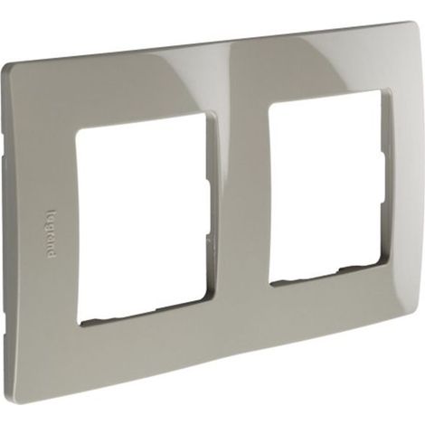 Marco Legrand niloe 2 enchufes termoplástico 86x159 mm (1/2)