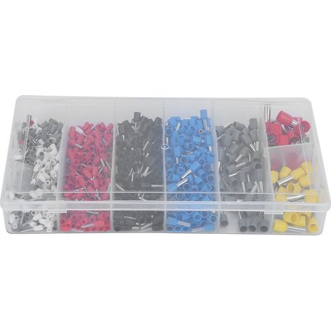 790PCs Bornes Isolées Connecteur Fil Électrique Embouts Sertissage Spatule Industriel Type U Nylon PVC (1/5)