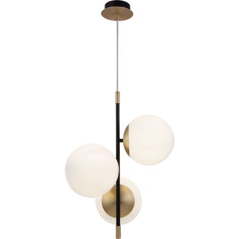 Lampada pendente Modern in Metallo e Vetro Nostalgia Opaco Oro (1/3)