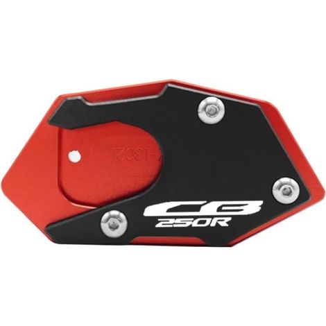 Motorrad-Ständerpolster, CNC-dicke Aluminium-Grundplatte, rutschfeste Motorrad-Pad-Fußpolster, für H&ON&DA CB250R 2013–2018 2019 (1/5)