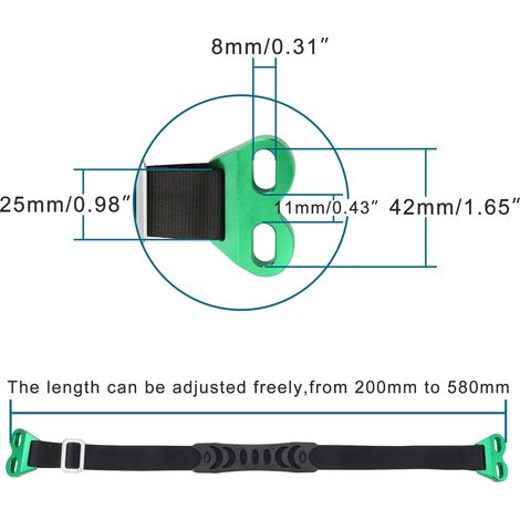 GOOFIT off-road motorcycle modification accessories: tow strap, seat cushion, rear lift rope compatible with various models. (1/4)