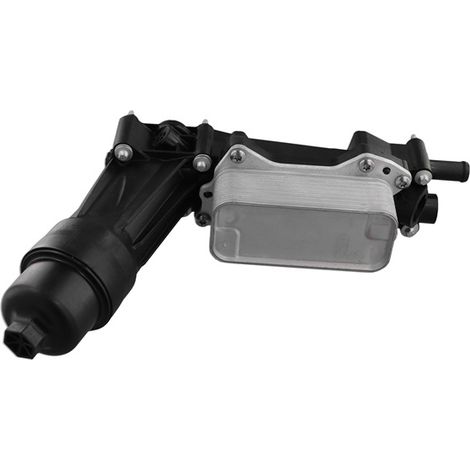 Color: Black Material: Metal New oil filter housing with sensor 68596 (1/5)