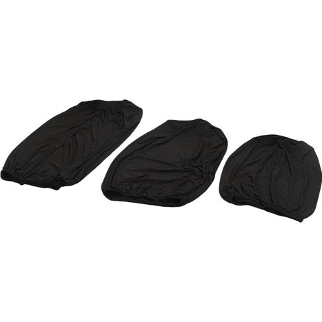 3 housses arche mariage S M L polyuréthane extensible – Anti-froissement sommet rond backdrop fête cérémonie anniversaire noir (1/4)