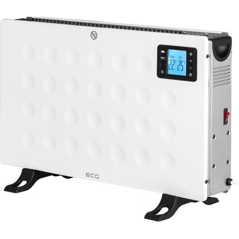 Radiador eléctrico ECG TK 2080 blanco 600 mm 2000 W