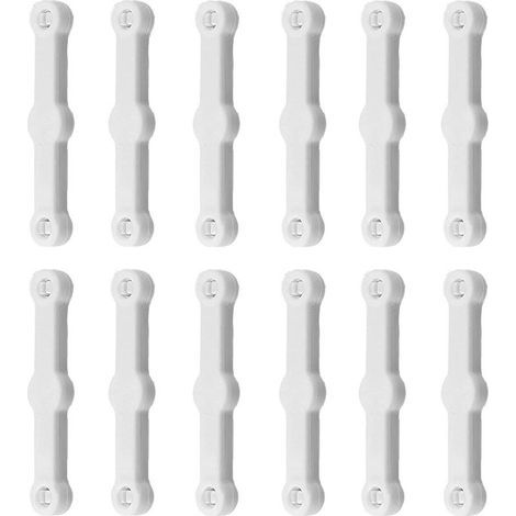 12 Pièces Bandes De Fixation De Moustiquaire Anti-Moustique, Support De Moustiquaire De Fenêtre Pratique, Clip De Moustiquaire De Fenêtre Sans Perforation, Filets Anti-Insectes (1/5)