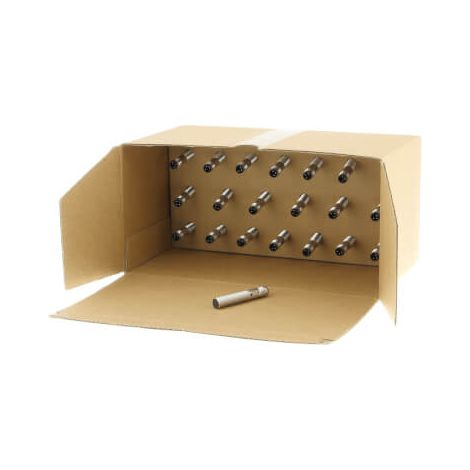 Sensore Induttivo corti c.c. 3 fili M08 inox schermati 1mm PNP NA conn.M8 3 pin