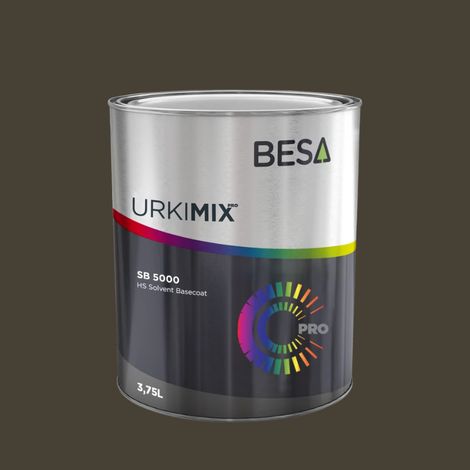 Pot de peinture Polyuréthane / bi composant Olive Jaune RAL 6014  Mat - 250 gr