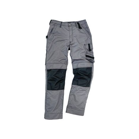 Pantalón de trabajo Campo, Talla 48, gris/negro