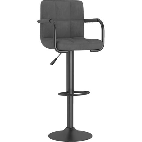 Maison Exclusive - Barhocker Dunkelgrau Samt