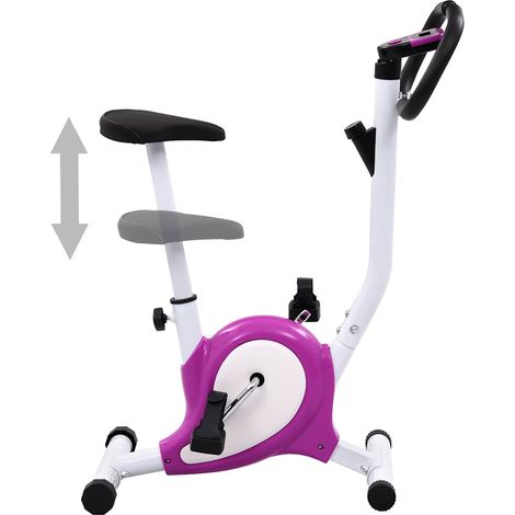 Vélo d'appartement avec résistance à courroie Violet