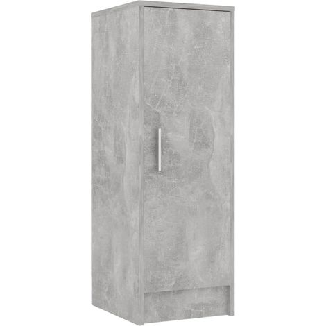 Scarpiera mobile contenitore per scarpe mobile per ingresso/corridoio/soggiorno 32 x 35 x 92 cm legno ingegnerizzato grigio 020021811