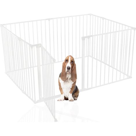 Bettacare Pet Pen, 105cm x 144cm, White, 70cm High, Dog Pen for Pets and Puppies, Dog Playpen suitable for Indoor and Outdoor use