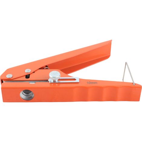 Pince à poinçonner à trou unique, outil robuste pour cartes PVC, ouverture Oblique plate de 10mm (1/5)