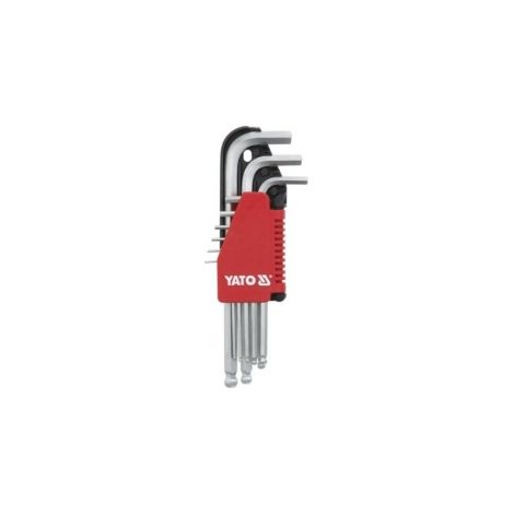 401786 SET HEX KEY WITH BALL 9 PCS 2 -10 MM - UNTRANSLATED YATO YT-0507