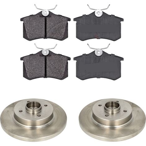 KIT FRENI POSTERIORI compatibile con CITROEN C3 II (SC) - DISCHI + PASTIGLIE OEM: FDB1083, FDB4260 / 17893 , 17893C /SOSTITUZIONE DIRETTA/BASSA POLVERE/SILENZIOSO (1/5)