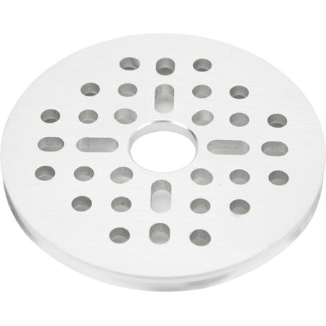 Poulie de courroie ronde en alliage d'aluminium, fixation par bride, 14mm d'alésage, roue d'entraînement PD 64mm, fonctionnement silencieux. (1/5)