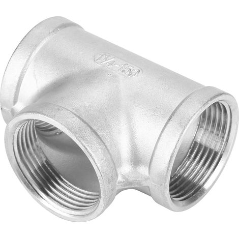 1 Stück 3-Wege-T-Rohrverbinder aus Edelstahl 304, DN32, 1-1/4" (1/5)