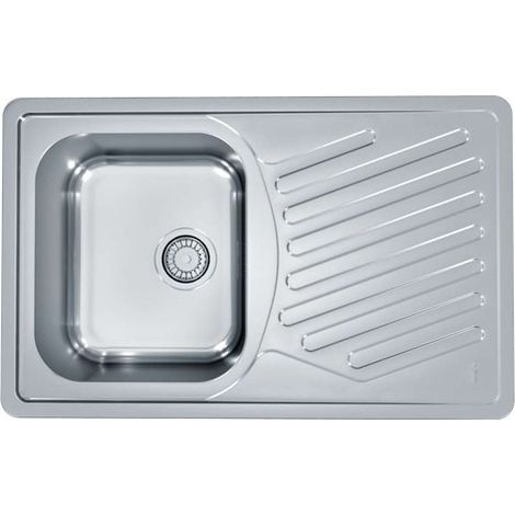 Alveus Elegant - Fregadero, 81x51 cm, acero inoxidable 1126348