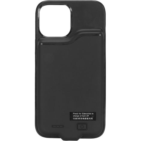 Bloc batterie externe 5500mAh 6,7 pouces étui de charge pour iPhone 12 Pro Max noir (1/5)