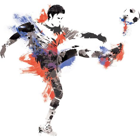 Stickers - Champion de Football - Hauteur 101,6 cm (1/3)
