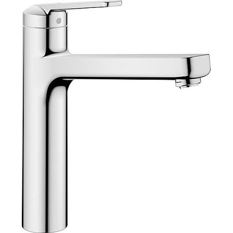 MItigeur d'évier KWC Domo chromé, bec orientable 150°