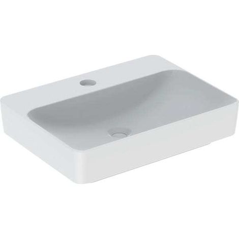 Geberit VariForm Aufsatzwaschtisch rechteckig, 600x450mm, mit (1/5)