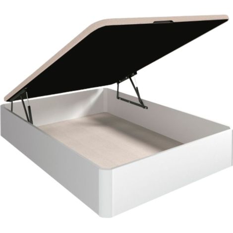 Lit coffre abattant 180x200 – Tissu 3D respirant – Structure robuste – Grand espace de rangement – Design moderne – Dagostino Home (1/2)