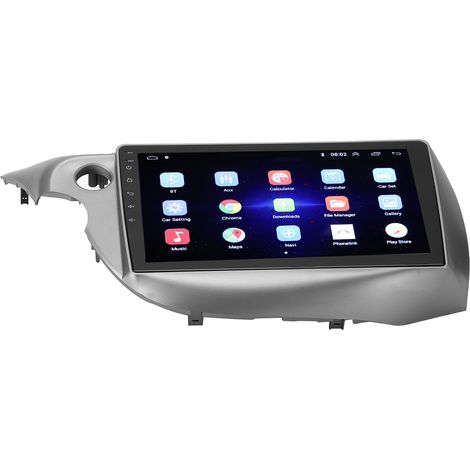Écran tactile 10,1 pouces Autoradio GPS Bluetooth 1080P pour Android 10.0, Navigation voiture, Remplacement Honda Fit 2008-2013, Mémoire 1+16G (1/5)