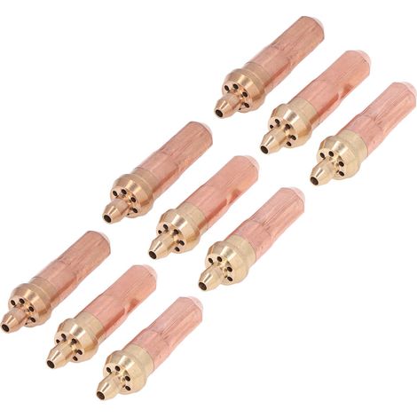 Jeu de 3 buses de coupe pour chalumeau G01-100, embouts de soudure 1 2 3, kit de remplacement en laiton, accessoires compatibles. (1/5)
