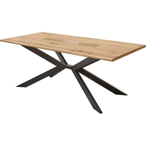 Esstisch mit Spider-Gestell, 180x100cm, Eiche, FALLON-55 (1/4)