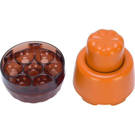 Dénoyauteur à 7 trous pour cerises, machine multifonctionnelle haute efficacité pour dénoyauter les oranges en cuisine. (1/5)