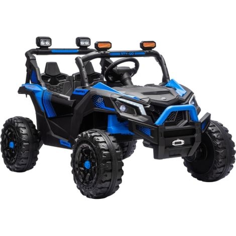 Voiture électrique enfant 24 V biplace type UTV, batterie lithium 22,2 V, 2 moteurs de 120 W, télécommande 2,4 GHz, démarrage progressif (1/5)