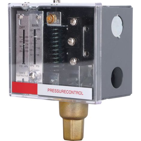 LEFOO LF56 einstellbarer Druckschalter, Regler für Flüssigkeiten und Dämpfe, NPT 1/4-18 Anschluss, SPDT-Kontakt, Druckregler. (1/5)