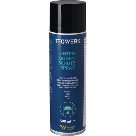 TECWERK Unterbodenschutz-Spray schwarz 500ml Spraydose TECWERK