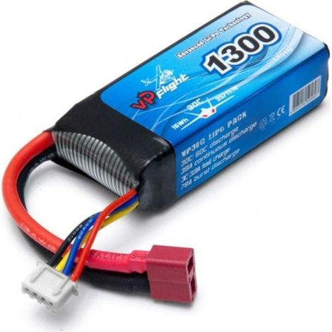 Batteria LiPo Vapex 3S 111 V 1300 mAh 30C connettore a T